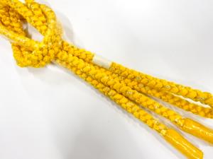 未使用品　正絹　撚り房　手組帯締め